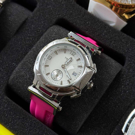Tsst T-Rce Mujer Rosado Tablero Blanco