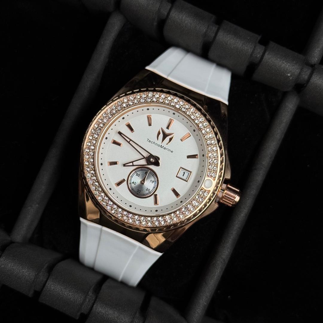 Tchmrn Mujer Blanco Circones Tablero Blanco-Dorado