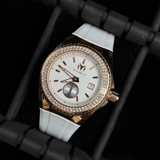 Tchmrn Mujer Blanco Circones Tablero Blanco-Dorado